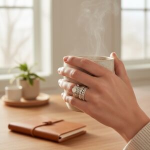 California Costumes Silver Ring Set